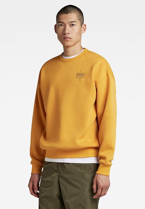 G-STAR - Unisex core loose r sw - dull yellow
