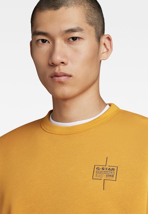 G-STAR - Unisex core loose r sw - dull yellow