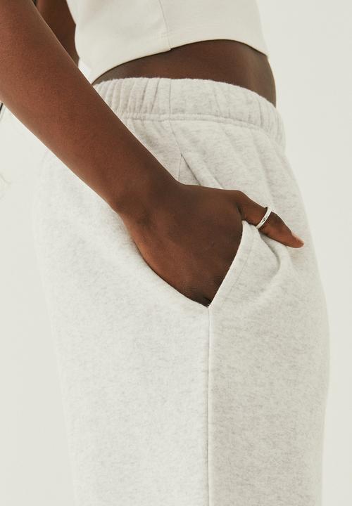 Supré  - 90s jogger track pant - light grey marle