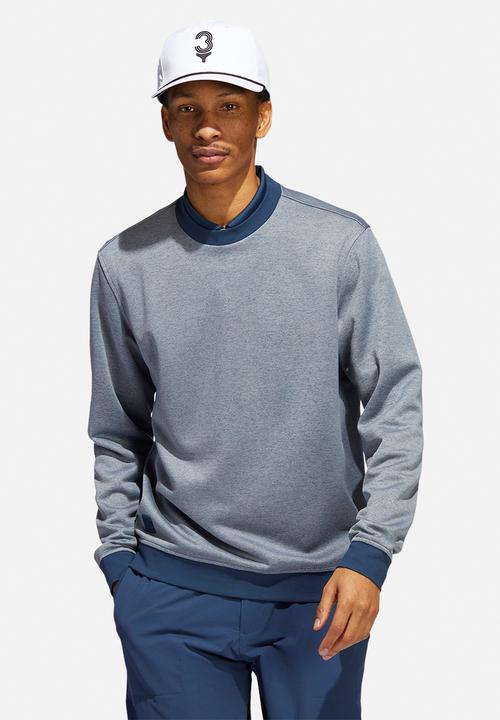 adidas Performance - Mens go-to crewneck primegreen pullover - crew navy & grey three