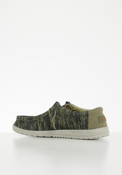 Hey Dude - Wally sox - woodland camo