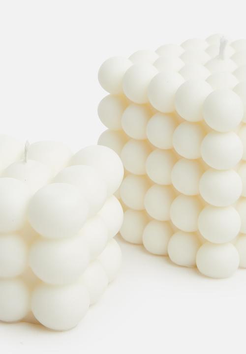 Masodi - 2 Cube Bubble Candle Set