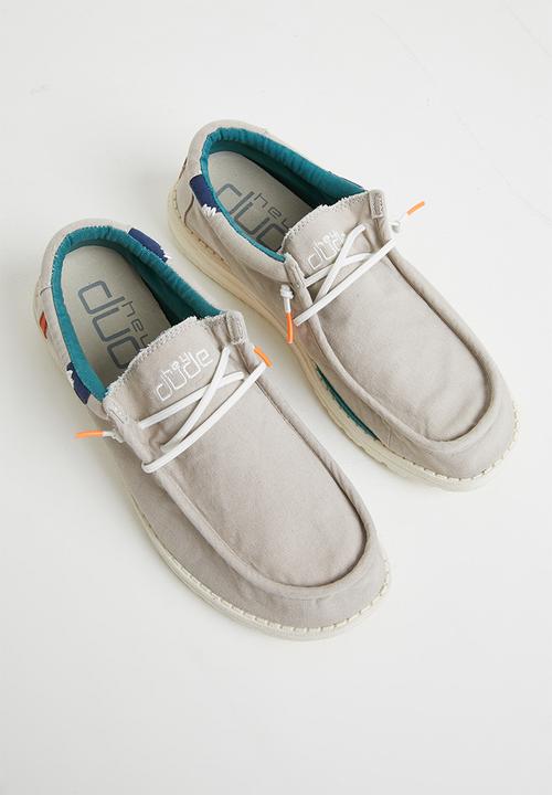 Hey Dude - Wally washed - smoke grey