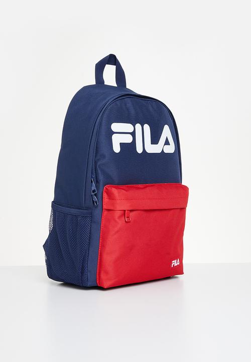 FILA - Alfie backpack - peacoat & chinese red