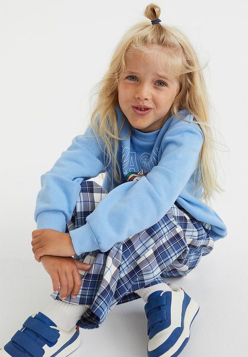 H&M - Printed sweatshirt - light blue/unicorn