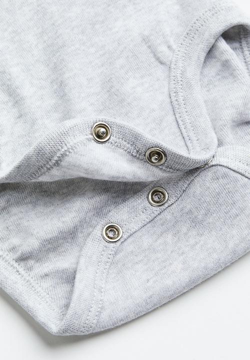 H&M - 5 Piece gift set - light grey marl/i love