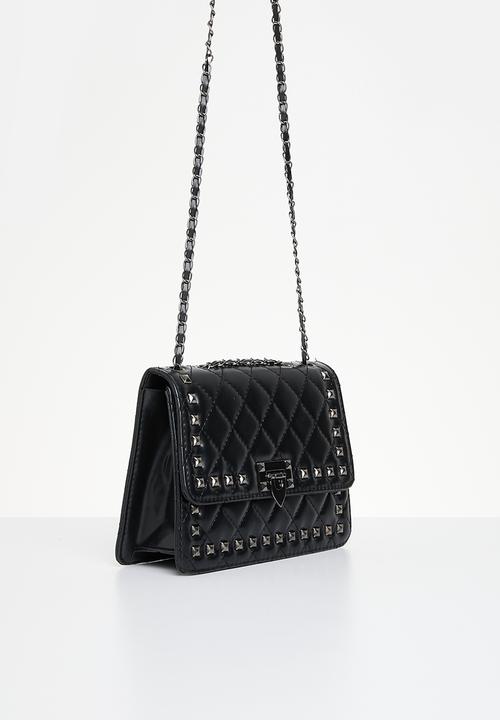 Superbalist - Hunter studded crossbody bag - black