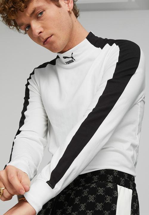 PUMA - T7 mock neck - puma white