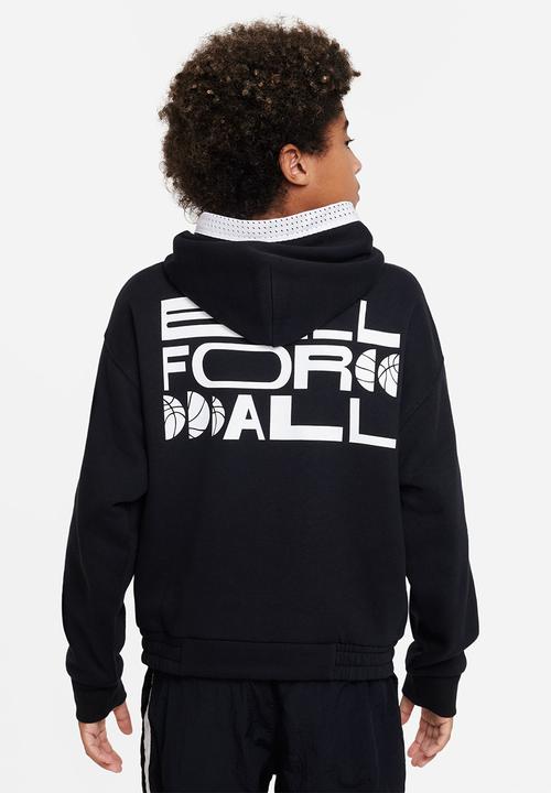 Nike - Culture of basketball reversible hoodie - black/white/opti yellow