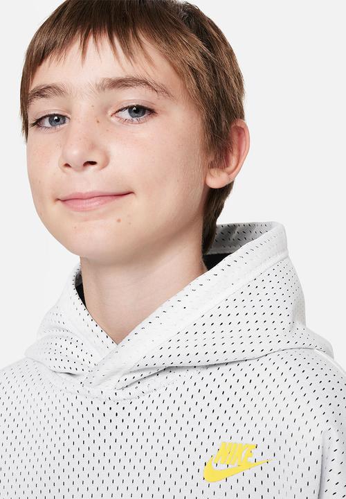 Nike - Culture of basketball reversible hoodie - black/white/opti yellow