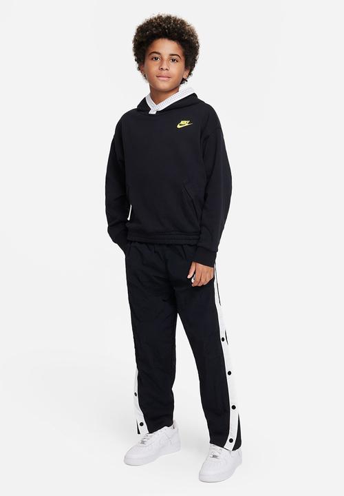 Nike - Culture of basketball reversible hoodie - black/white/opti yellow
