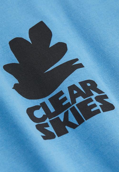 H&M - Relaxed fit printed T-shirt - blue/clear skies