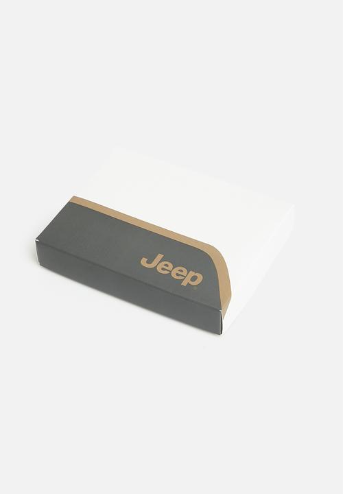 JEEP - Jeep leather billfold wallet - choc