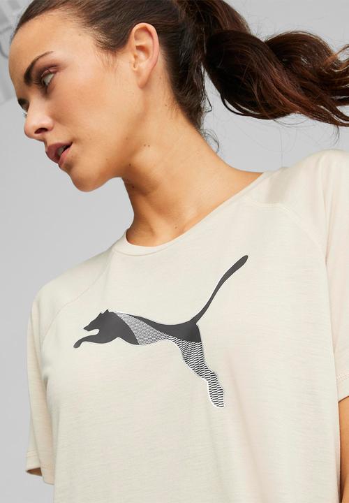 PUMA - Evostripe tee - granola