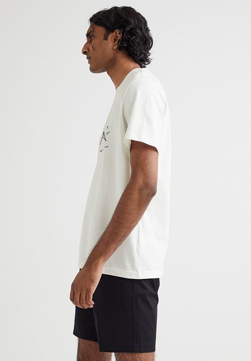 H&M - Regular fit cotton T-shirt - white/arôme amore
