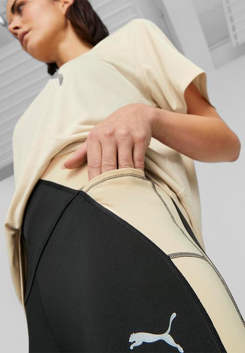 PUMA - Evostripe 7/8 high-waist tights - puma black/granola