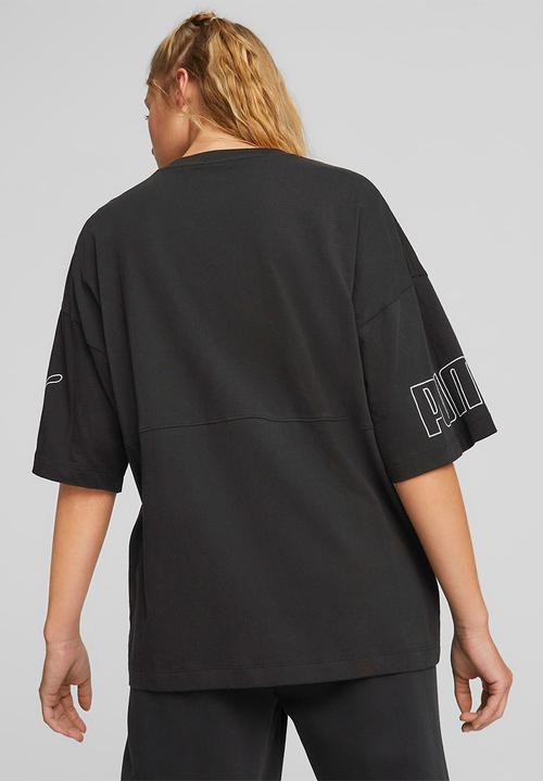 PUMA - Puma power colorblock tee - puma black