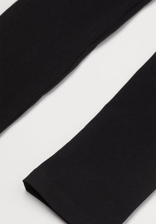 H&M - Jersey leggings - black