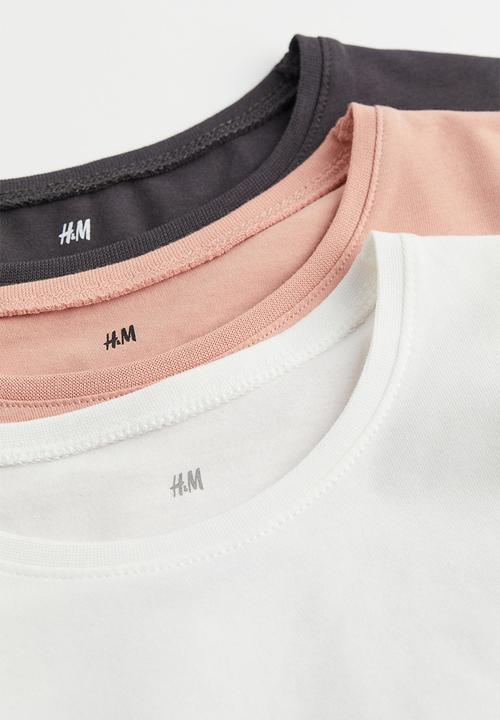 H&M - 3 Pack jersey tops - multi 