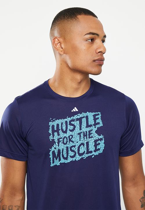 adidas Performance - M hftm g tee - dark blue