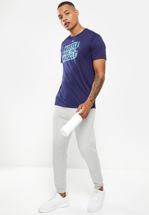 adidas Performance - M hftm g tee - dark blue