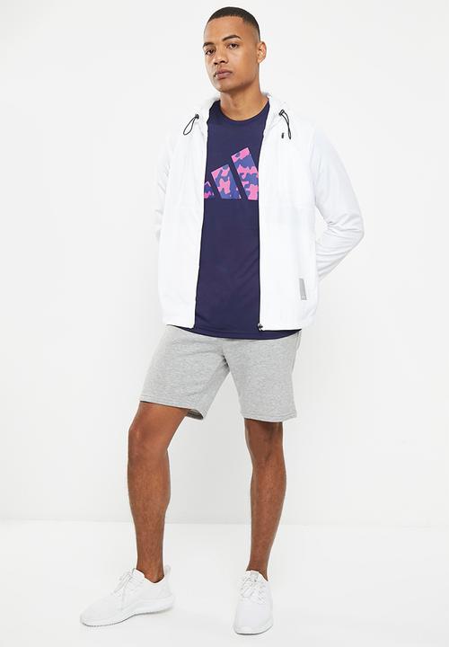 adidas Performance - M tr-es+ bl log tee - dark blue