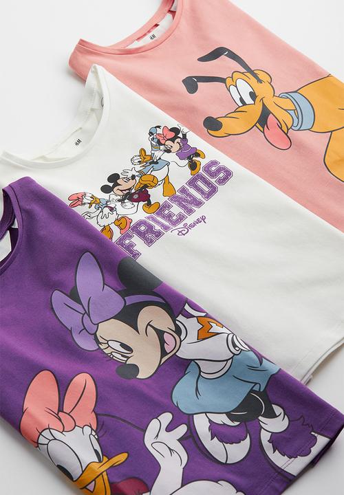 H&M - 3 Pack printed tops - multi 