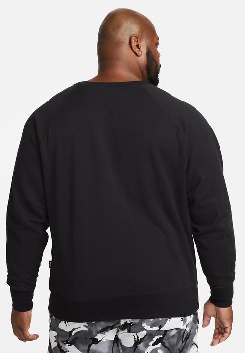 Nike - M nsw nike air ft crew - black