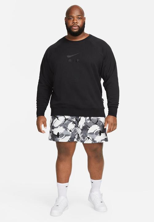 Nike - M nsw nike air ft crew - black