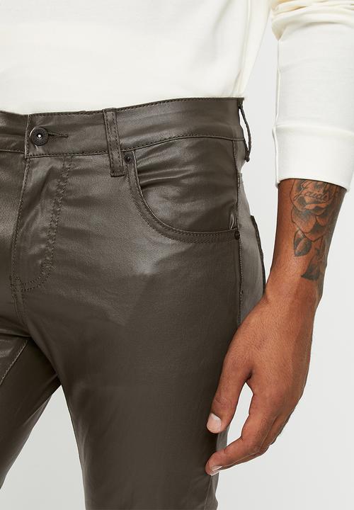 Cutty - Zaid coated denim jean - fossil