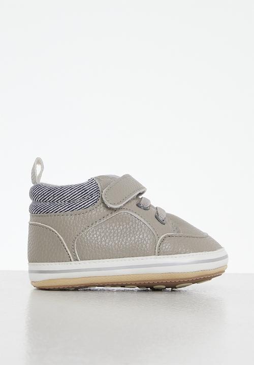 Pop Candy - Hi top soft sole sneaker - grey