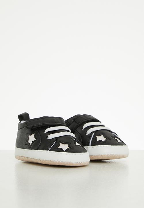 Pop Candy - Soft sole sneaker with stars - black
