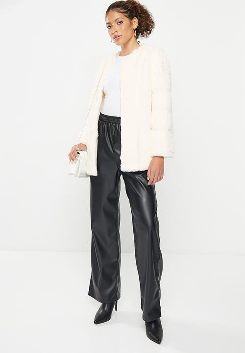 dailyfriday - Faux fur jacket - ecru