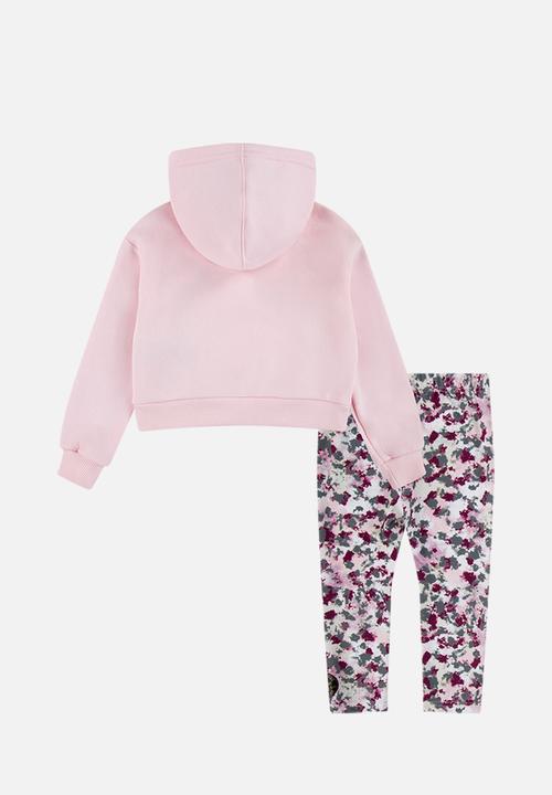 Converse - Cnvg hoodie & printed legging - pink foam