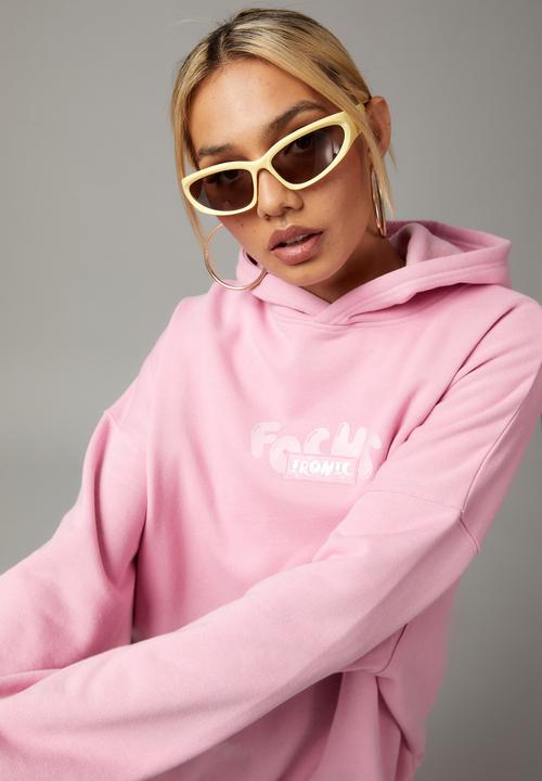 Factorie - Longline hoodie - lilac sachet/ironic focus