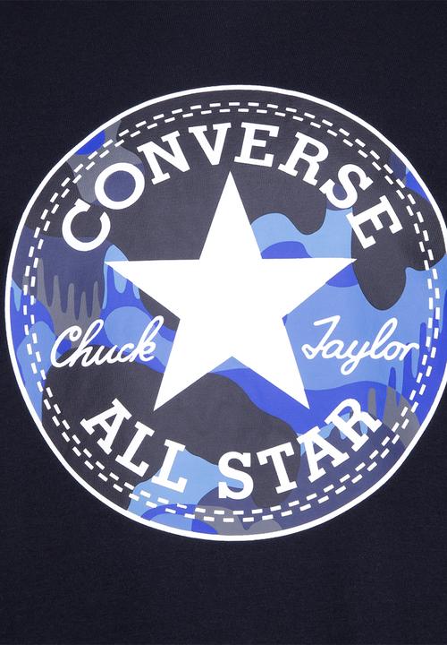 Converse - Cnvb camo split ctp long sleeve tee - black