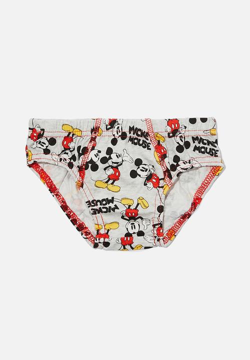 Cotton On - Boys 3 pack underwear licensed - lcn dis blue punch/mickey & friends