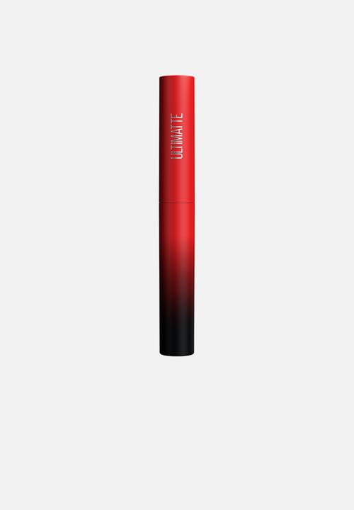 Maybelline - Color Sensational Ultimatte Slim Matte Lipstick - 199 More Ruby