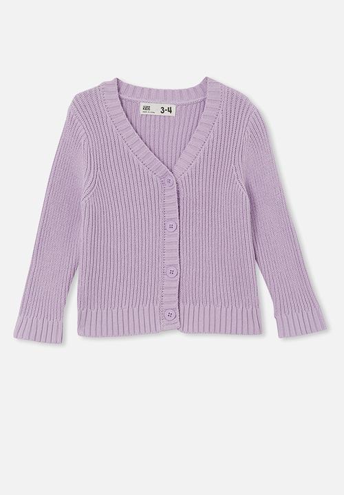 Cotton On - Bailey cardi - lilac drop