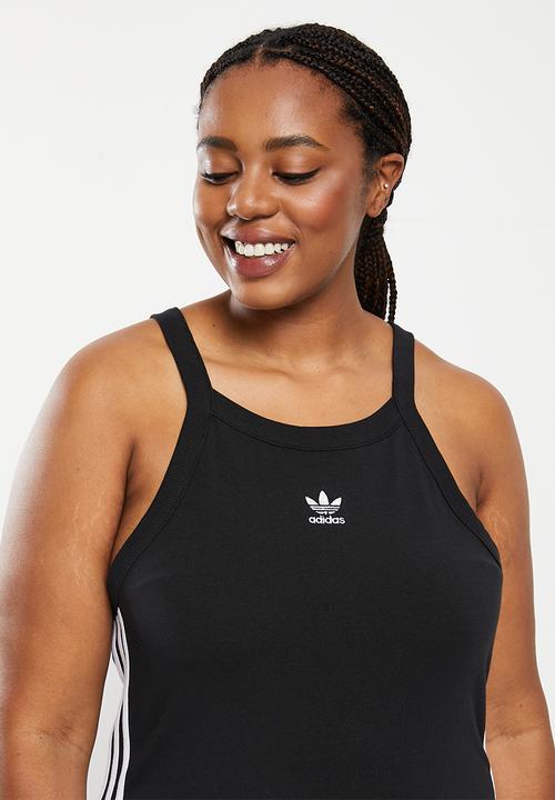 adidas Originals - Plus long tank dress - black