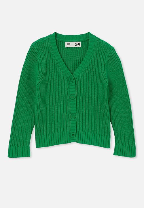Cotton On - Bailey cardi - green splash
