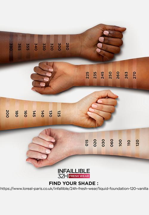 L'Oreal Paris - Infallible 32HR Full-Coverage Freshwear Foundation Vitamin C + SPF25 - 245 Golden Honey