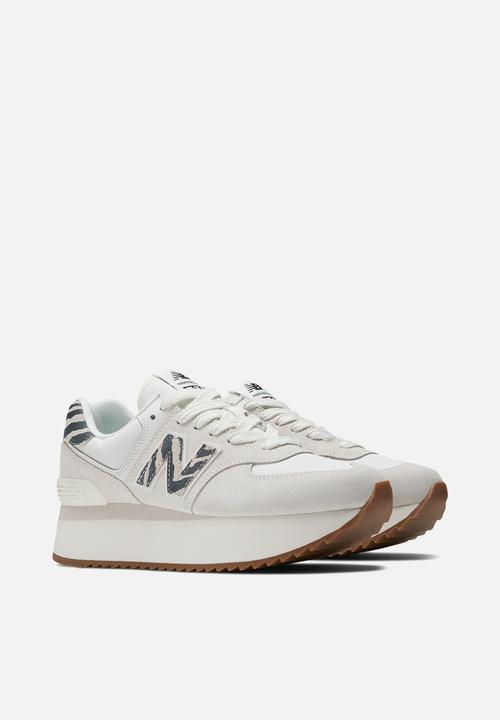 New Balance  - 574+ - animal print pack / game plan styles - sea salt (108)