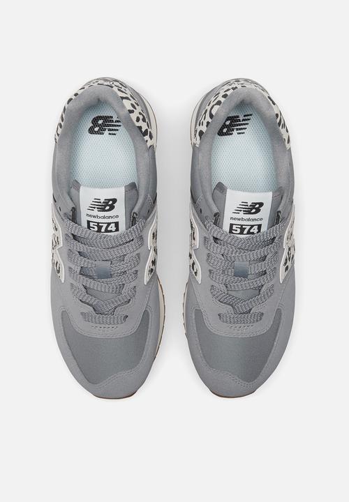 New Balance  - 574+ - animal print pack / game plan styles - shadow grey (056)