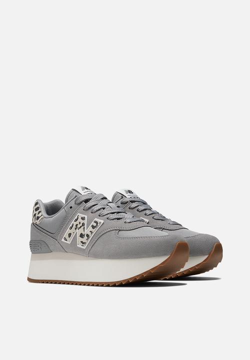 New Balance  - 574+ - animal print pack / game plan styles - shadow grey (056)