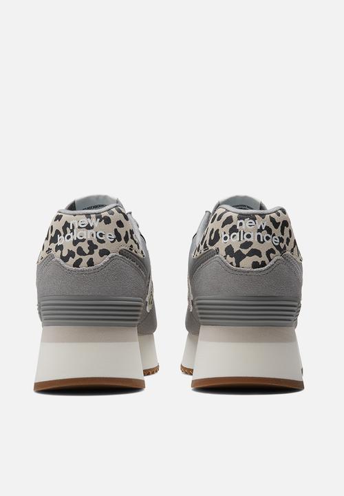 New Balance  - 574+ - animal print pack / game plan styles - shadow grey (056)