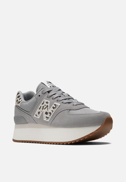 New Balance  - 574+ - animal print pack / game plan styles - shadow grey (056)