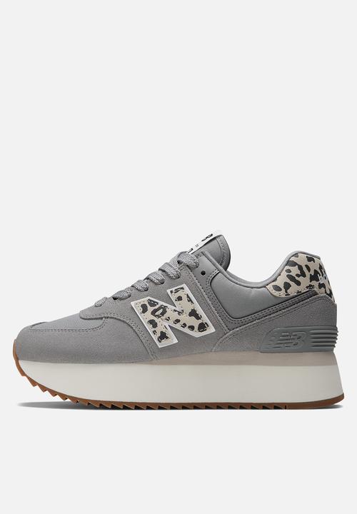 New Balance  - 574+ - animal print pack / game plan styles - shadow grey (056)