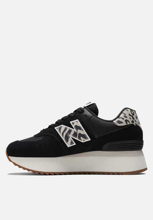 New Balance  - 574+ - animal print pack / game plan styles - black (001)