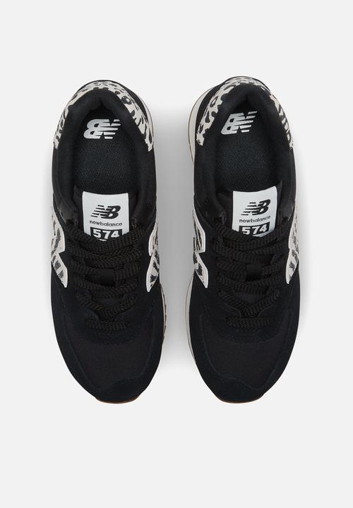 New Balance  - 574+ - animal print pack / game plan styles - black (001)
